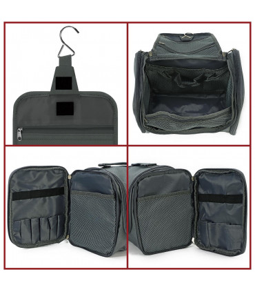 TOILETRY BAG D.GREY 1010183