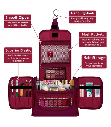 TOILETRY BAG PURPLE 1010187