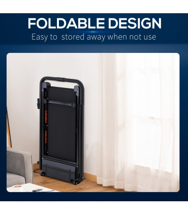 1-6 km/h Folding Motorized Treadmill Walking w/ Remote Stopper Fitness HOMCOM