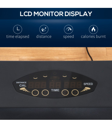 1-6 km/h Folding Motorized Treadmill Walking w/ Remote Stopper Fitness HOMCOM