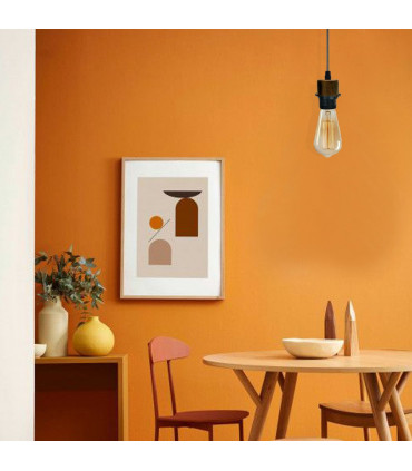 10 Pack Industrial Brushed Copper Pendant Light, Lampshade Addable E27 Lamp Holder Light