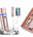 2 in 1 Portable Nano Mist Sprayer Handheld - Rose Gold