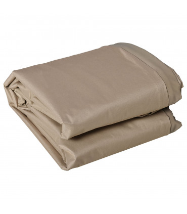 275x205cm Outdoor Furniture Protective Cover Water UV Resistant Beige Outsunny
