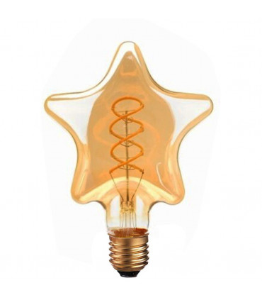 Light Bulb 3 Pack Vintage Retro style E27 Edison Screw Amber Glass Light Bulbs