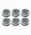 LED Lights Stick n Click Silver/Grey 6 Pack 100 Hours AAA Batteries