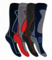 4 Pairs Children's Knee High Wool Ski Socks (9-12 UK / SL500 Boys)