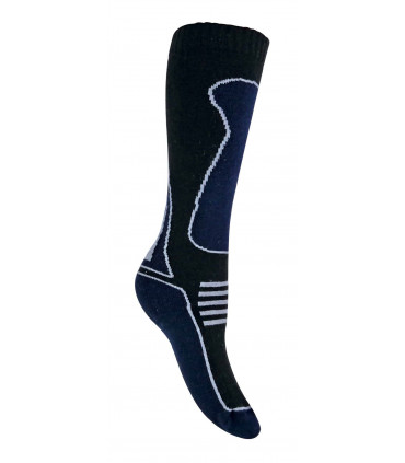 4 Pairs Children's Knee High Wool Ski Socks (9-12 UK / SL500 Boys)