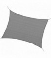 Sun Shade Sail Charcoal grey  HDPE UV Protection D-Rings Carry Bag