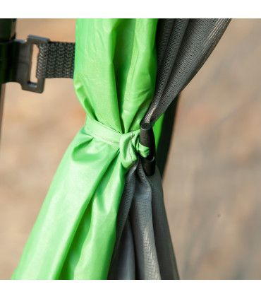 6 Person Camping Tent 2-Tier Pop-up Tent w/ Portable Carry Bag Outsunny