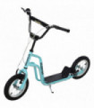 75-80cm Kids Kick Scooter Adjustable Handlebar Inflatable Wheels Blue HOMCOM