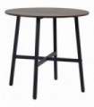 80cm Round Kitchen Table, Dining Table for Small Spaces, Steel Leg