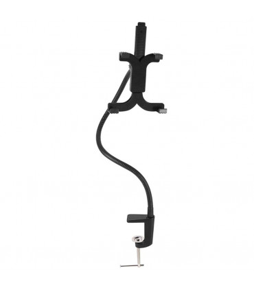 AQ 360 Aluminium Alloy Rotating Tablet Holder Adjustable Gooseneck -Black