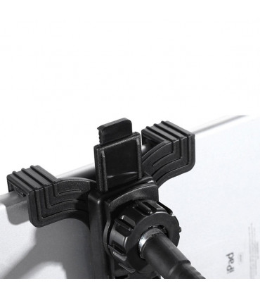 AQ 360 Aluminium Alloy Rotating Tablet Holder Adjustable Gooseneck -Black