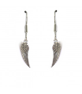Angel Feather Drop Earrings
