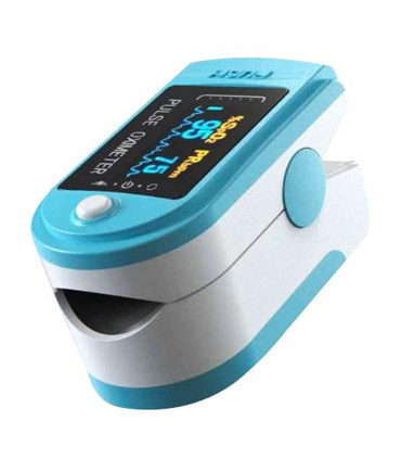 Aquarius Blue Finger Pulse Oximeter Version 2 - Oxygen Saturation Monitor - Blue