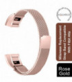 Aquarius Milanese Replacement Strap Band Compatible With Fitbit Alta, Rose Gold