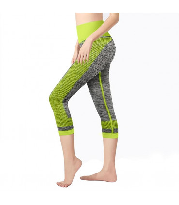 Track Suit Set Green Small Spandex + Nylon Yoga Sportswear Set for Women