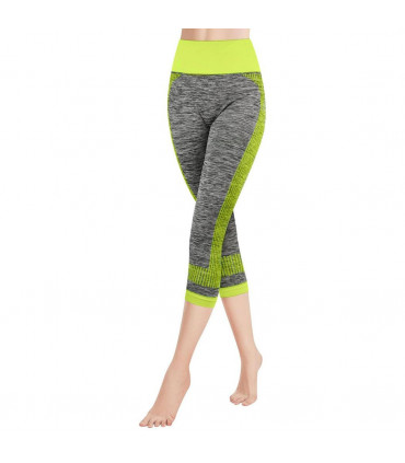 Track Suit Set Green Small Spandex + Nylon Yoga Sportswear Set for Women