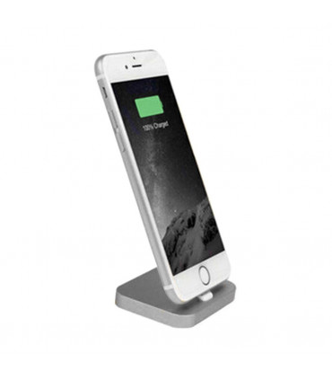 Aquarius Aluminium Phone Dock Compatible with Eight-Pin Devices, Space Grey