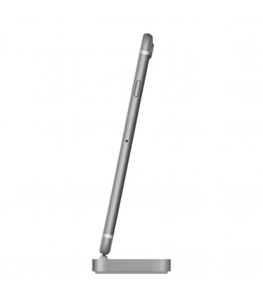 Aquarius Aluminium Phone Dock Compatible with Eight-Pin Devices, Space Grey