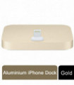 Aquarius Aluminium Phone Dock Compatible with Eight-Pin Devices, Gold