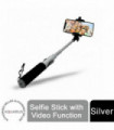 Aquarius Selfie Stick with Video Function - Silver