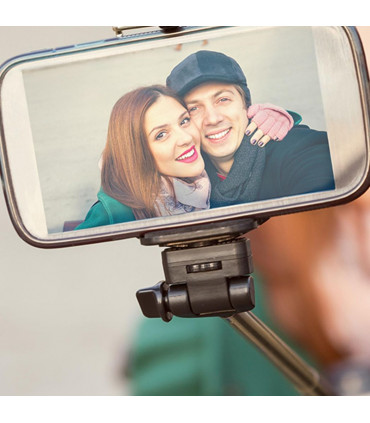 Aquarius Selfie Stick with Video Function - Silver