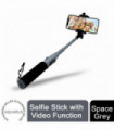 Aquarius Selfie Stick with Video Function - Space Grey