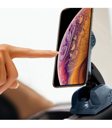 Aquarius Sports Car Shaped Dashboard Mobile Phone Bracket - Blue