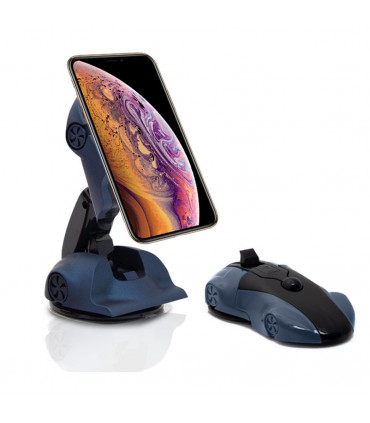 Aquarius Sports Car Shaped Dashboard Mobile Phone Bracket - Blue
