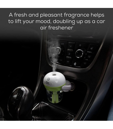 Aquarius Portable Car Humidifier & Aroma Diffuser  25ml per Hour with 2 Hour