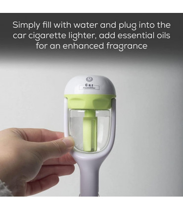 Aquarius Portable Car Humidifier & Aroma Diffuser  25ml per Hour with 2 Hour