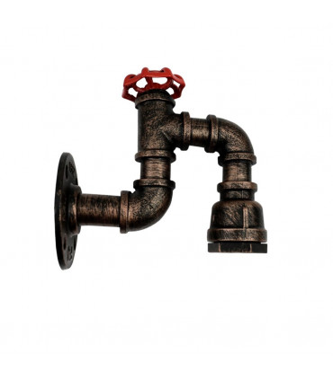 Vintage Retro Wall Light Brushed Copper E27 60W Dimmable Non Dimmable Bulb