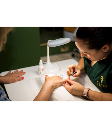 Desk Lamp Magnifier White 52cm Height 3X Magnification Flexible Gooseneck