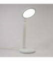 LED Desk Lamp White 15cm Lightweight Portable Folds Flat 3 Colour Temperatures