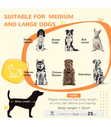 Dog Crate Furniture End Table Soft Cushion Double Door Oak-tone Beige Steel