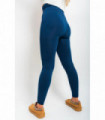 Elastic Waist Button Detail Leggings