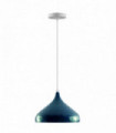 Ceiling Pendant Light Cyan Blue E27 Retro Modern Vintage Metal Shade