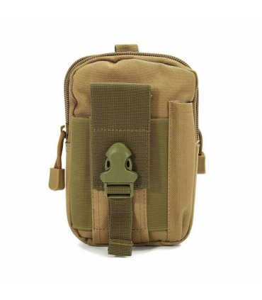 Waist Bag Canvas Khaki Multi-function Outdoor Pouch Utility Gadget Waist Bag