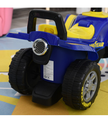 Ride-On Walker Blue Thick Plastic Lights Horn Storage 18-36 Months