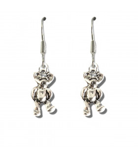 Girls Teddy Drop Earrings