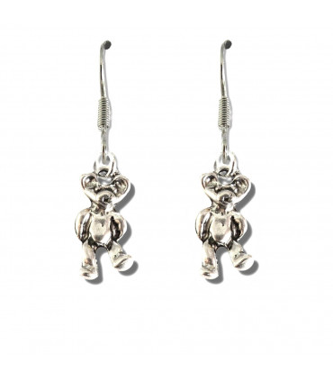 Girls Teddy Drop Earrings