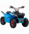 Electric Quadbike Blue PP Metal 48.5H x 70L x 41.5W cm 25kg 6V Kids Ride-On ATV