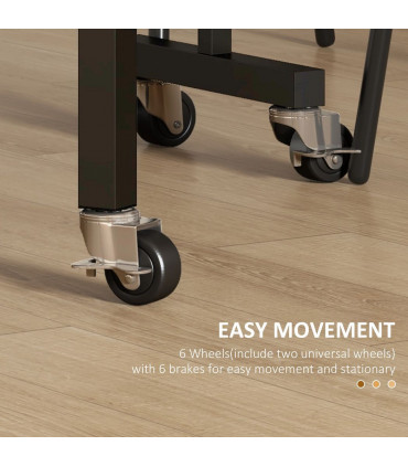 Drop Leaf Table Grey MDF   x 80W x 73H cm Folding Dining Table for Small Spaces