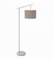 Floor Lamp Metal Grey 63L x 35W x 165H cm with 350� Rotating Lampshade, LED Bulb