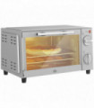 HOMCOM Mini Oven, 9L Countertop Electric Grill, Toaster Oven, Silver