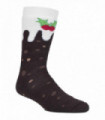 Heat Holders - Mens Christmas Socks (Christmas Pudding)