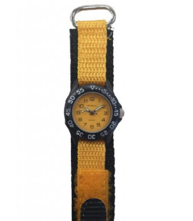 Watch Kid's Yellow Mini Dial Velcro Strap Easy Fasten 6.54 cm Imperial