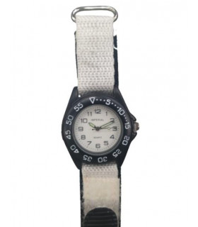 Imperial Kid's White Mid Dial with Velcro Strap Easy Fasten Watch IMP429W