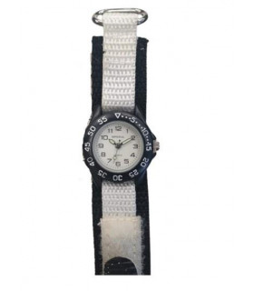 Imperial Kid's White Mini Dial with Velcro Strap Easy Fasten Watch IMP428W